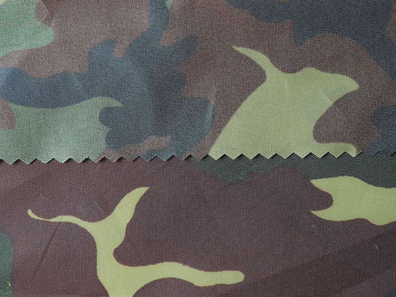 100%Polyester camo printed taffeta fabric with PA coated for tent