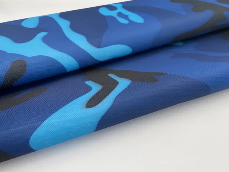 4/4 Camo Printed Polyester Oxford Fabric with Uly Coated