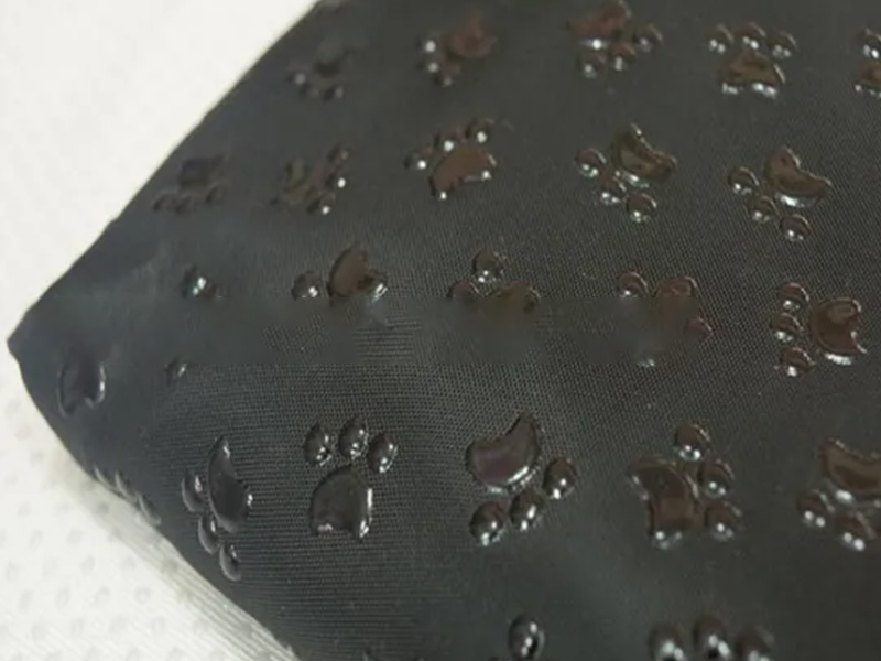 Non Slip Fabric/Anti Slip Fabric/Polyester 210d 420d Oxford Fabric with Paw PVC DOT