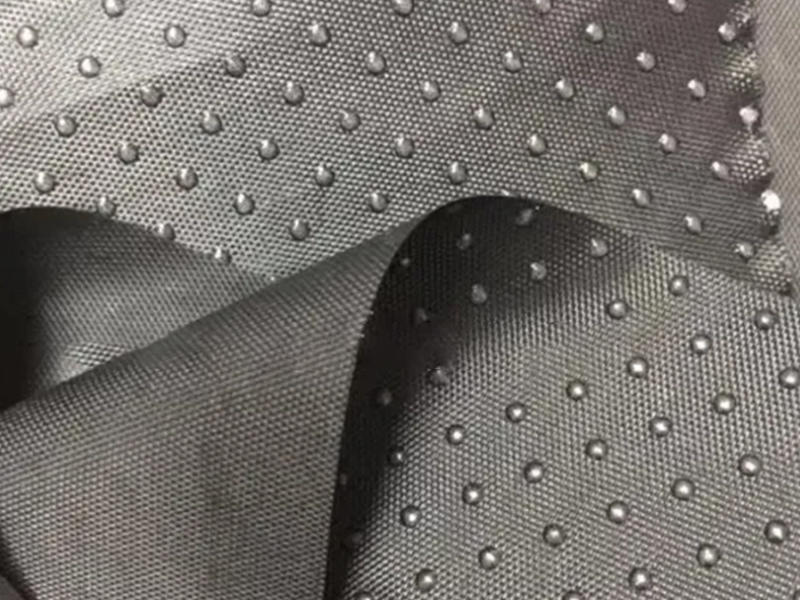 Non Slip Fabric/Anti Slip Fabric/210d Polyester Oxford Fabric with PVC DOT
