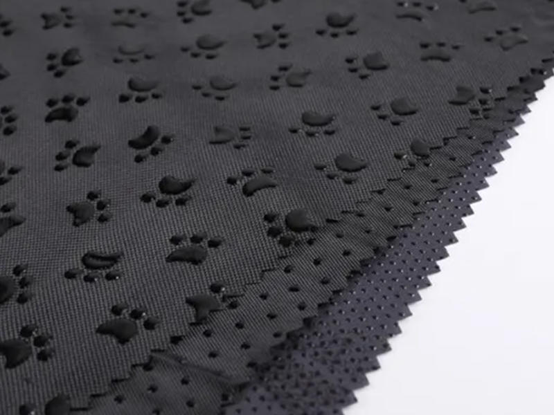 PVC DOT 210d Polyester Oxford FabricNon Slip Oxford FabricAnti Slip Oxford Fabric