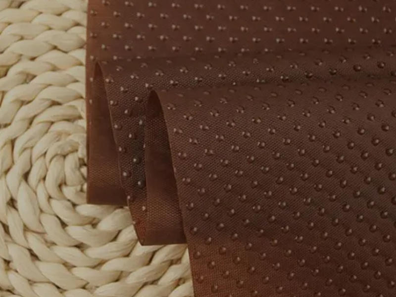 1519 Polyester Oxford Fabric with PVC DOT Anti Slip Fabric