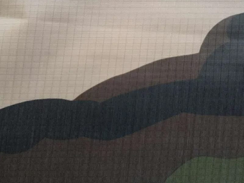 100% Polyester 210t 0.3*0.3cm Rib Stop Taffeta Fabric with White PVC Coated