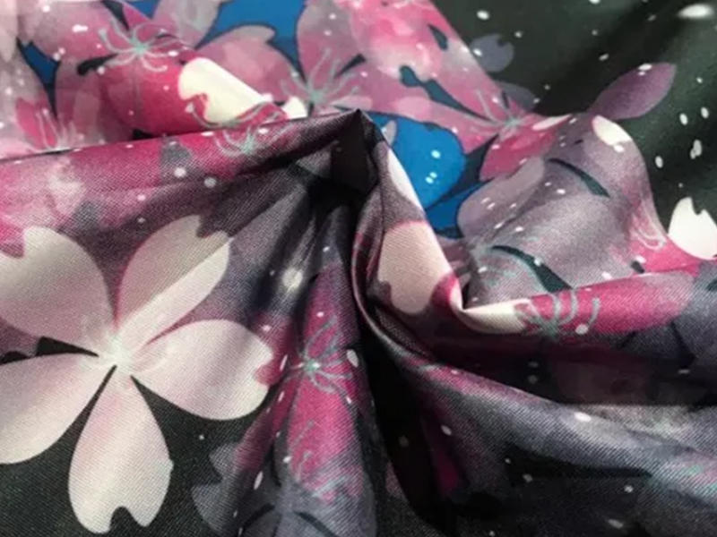 Anti UV Plain Dyed 210t Polyester Taffeta Fabric with Black PU Coatedfor Umbrella