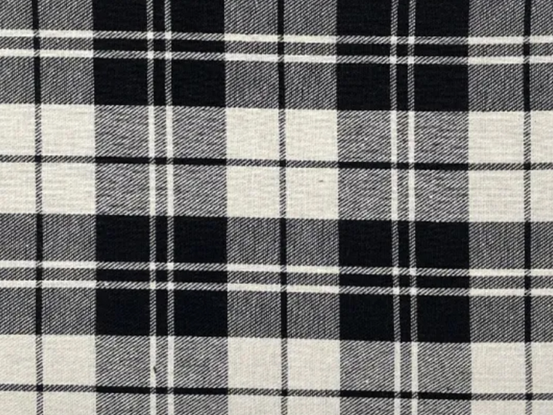 Stripe Dyed Cotton Fabric Plaid Shirt Fabric Stock