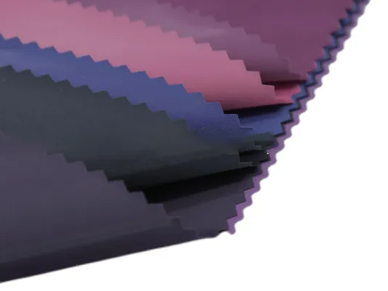 Waterproof 290t Polyester Taffeta Fabric with PVC Coated for Raincoat