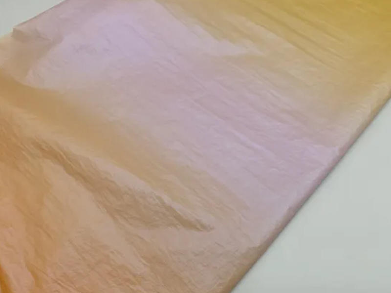 Rainbow Bronzed Crepe Nylon Taffeta Fabric for Jackets