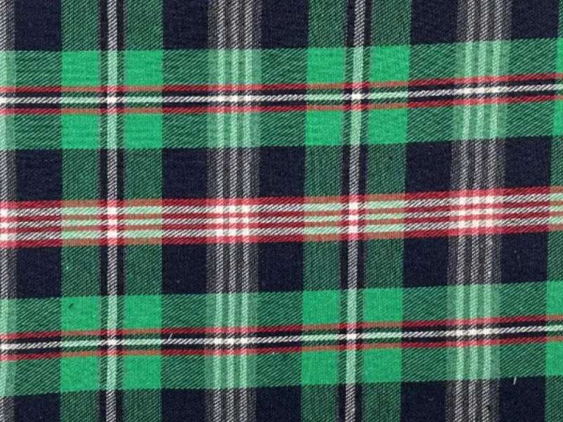 Tartan Plaid Polyester Cotton Yarn Dyed Breathable Fabric for Clothes