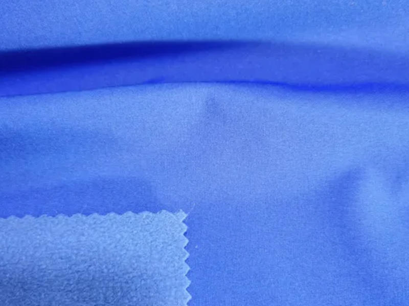 3layers Waterproof Polyester Spandex Fabric Bonded Polar Fleece with TPU Inside