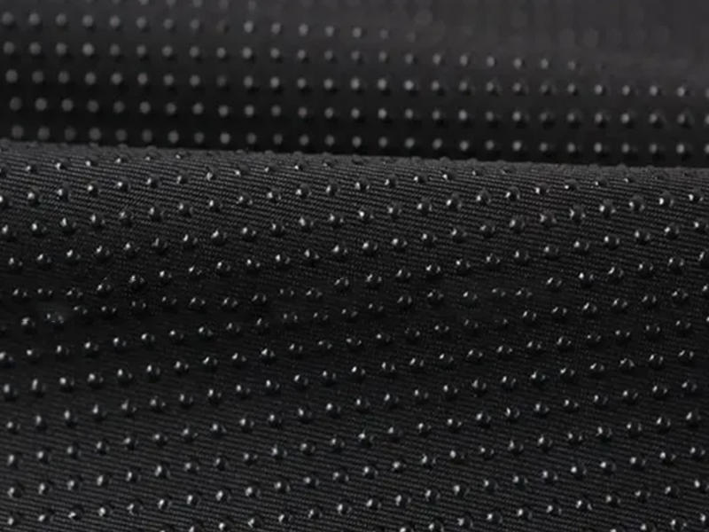 Non Slip Fabric/Anti Slip Fabric, Twill Gabardine Fabric with PVC DOT